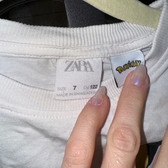 Zara Kids x Pokemon pikachu tee long sleeve graphic crewneck sweater unisex - Picture 4 of 5